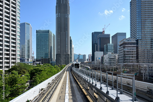 downtown city 2022/06/02ゆりかもめ汐留駅と竹芝駅の間で撮影。