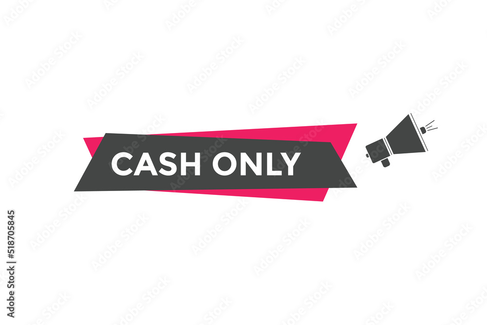 Cash only text symbol. Cash only text web template Vector Illustration.
Cash only text symbol. Cash only text web template Vector Illustration.