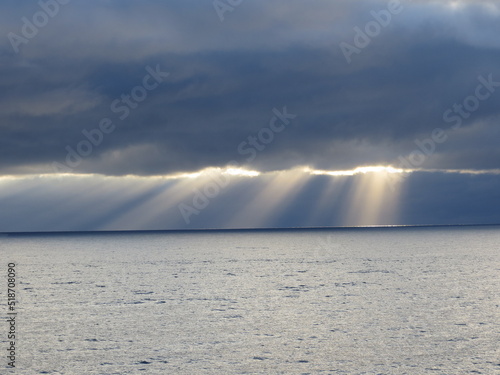 Antarctic crepuscular rays