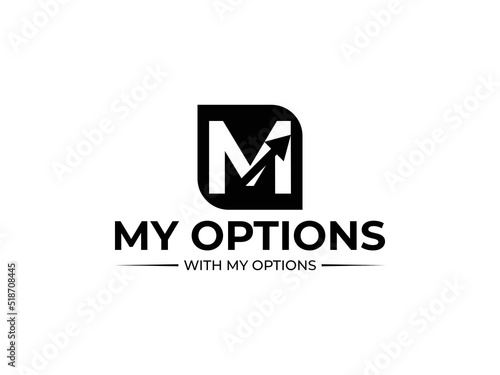 Free Download Initial M with arrow silhouette logo company, logo vector template design. Ready to use, easy for edit..eps - GFXLoad