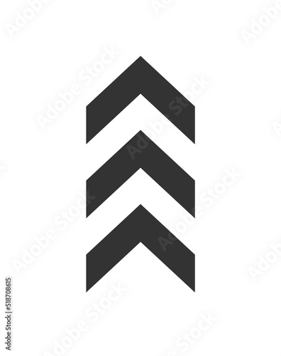 chevron icon. raster simple illustration
