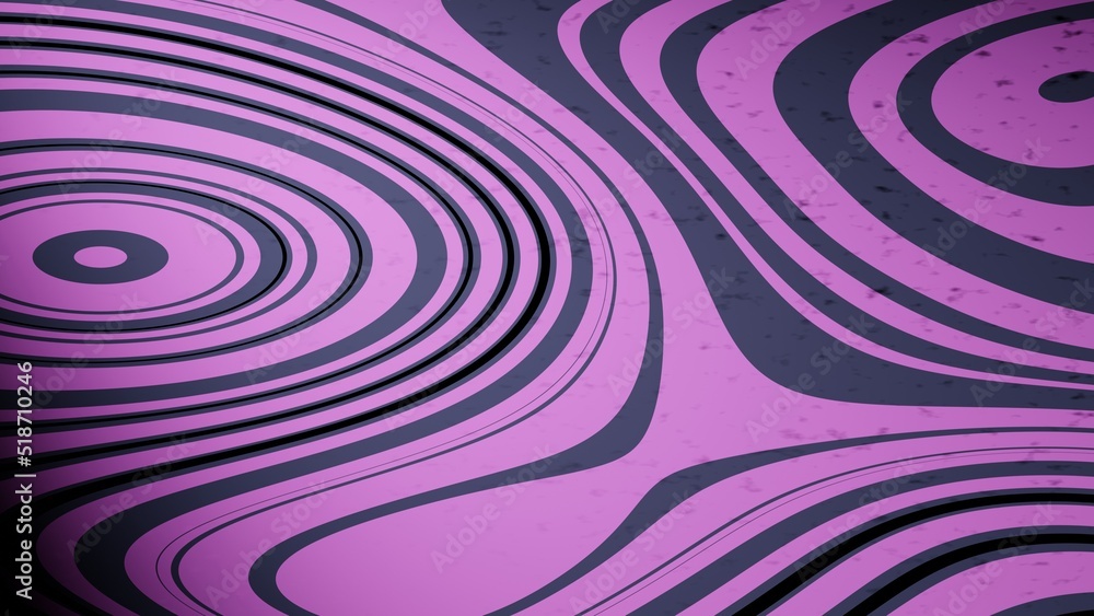 Abstract texture of waves with liquid form black and purple color ...