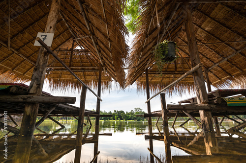 Hut for living beside Huay Tueng Thao Lake © Kobchai M.