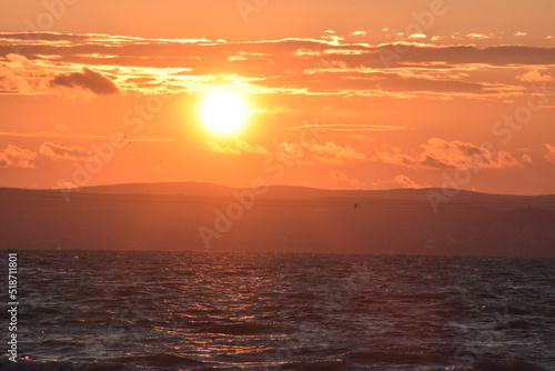 sunset over the sea © szczechp