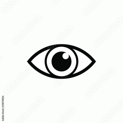 Eye Icon. Insight Symbol - Vector.