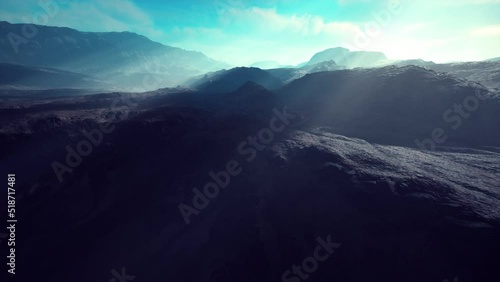Mountain ranges in Uruzgan province photo