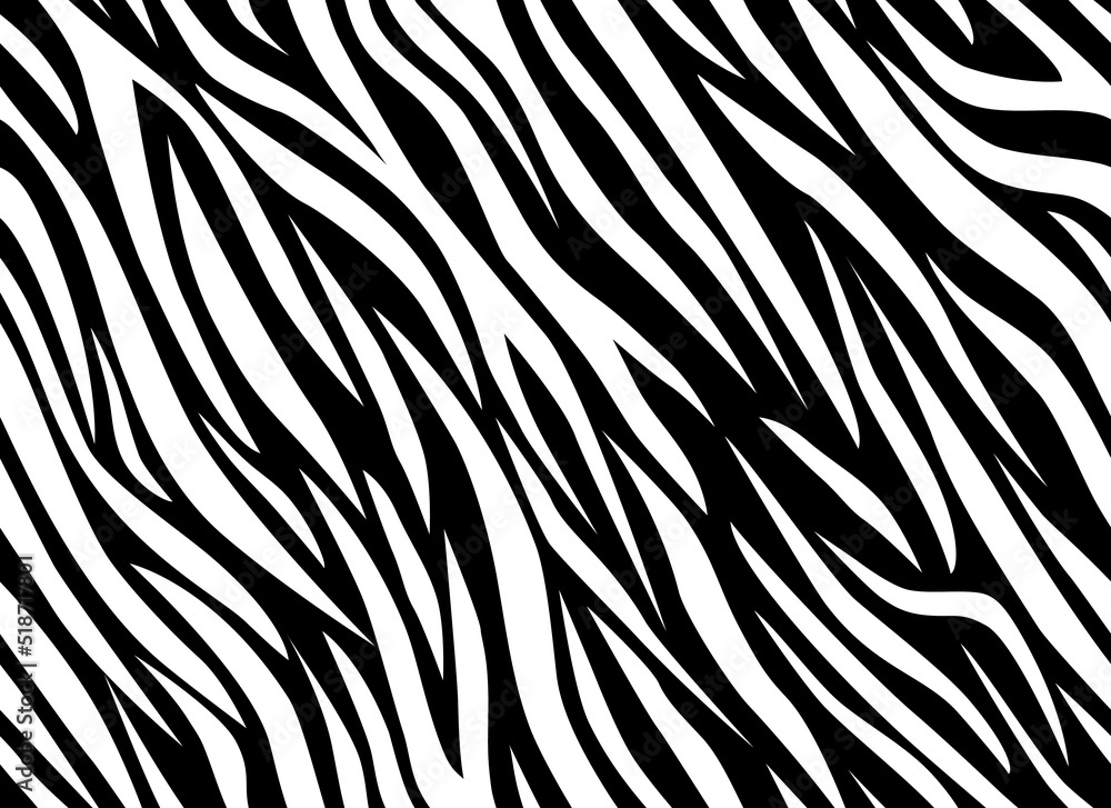 Zebra abstract seamless pattern. Black and white stripes, repeating background. Vector printing for fabrics, posters, banners. Zebra abstract seamless pattern. Black and white stripes, repeating background. Vector printing for fabrics, posters, banners.