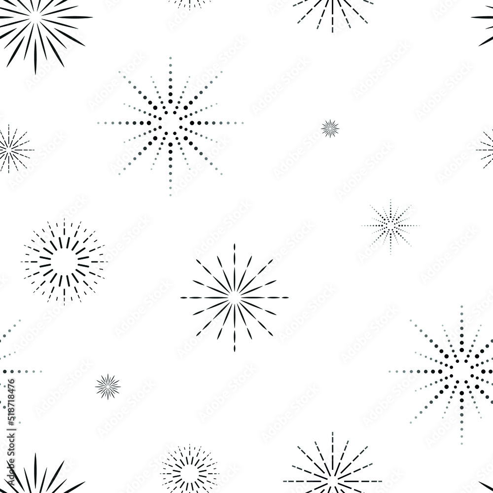 Obraz premium snowflakes on white