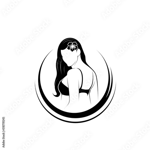 silhouette woman logo