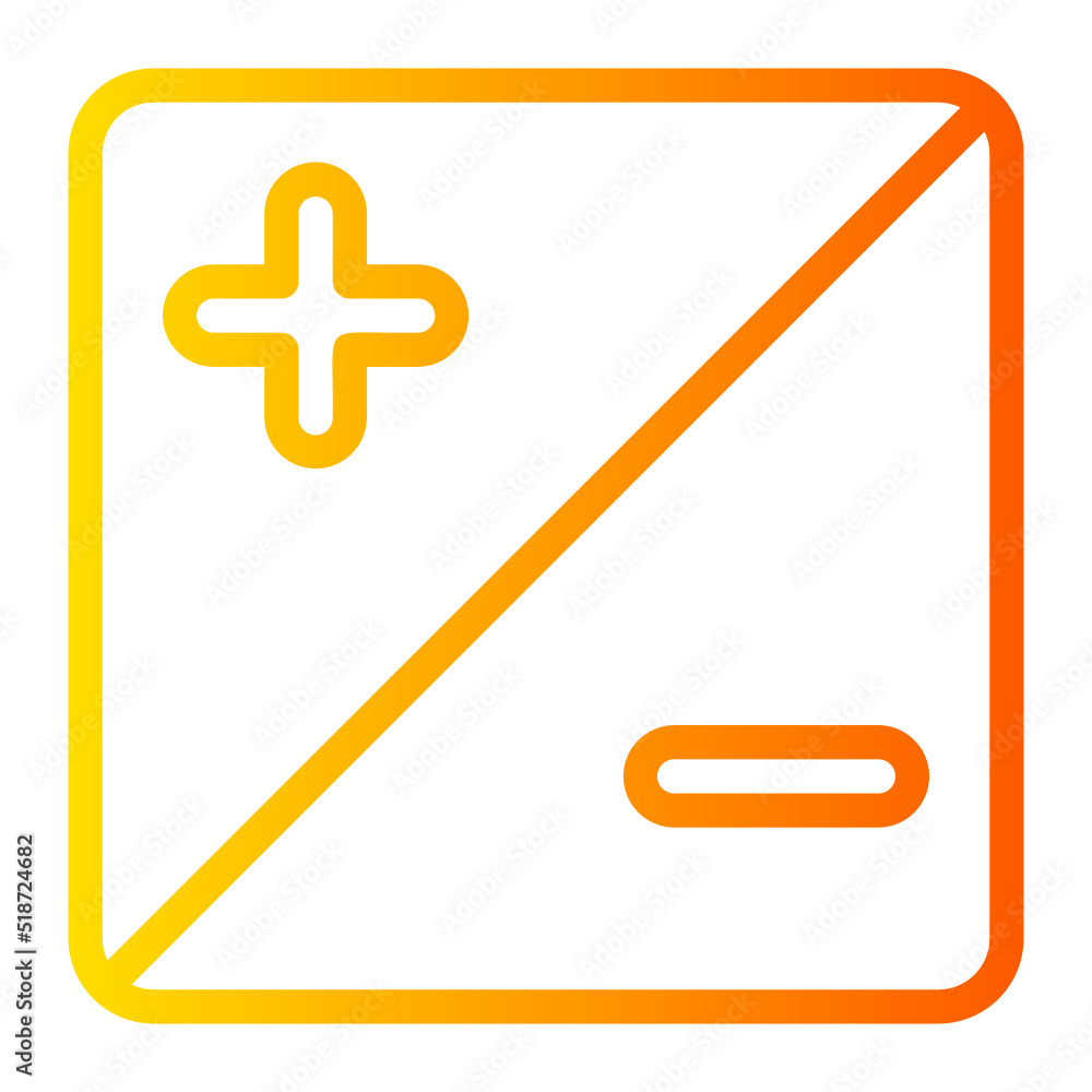 Obraz premium exposure gradient icon
