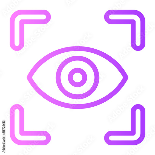 eye gradient icon