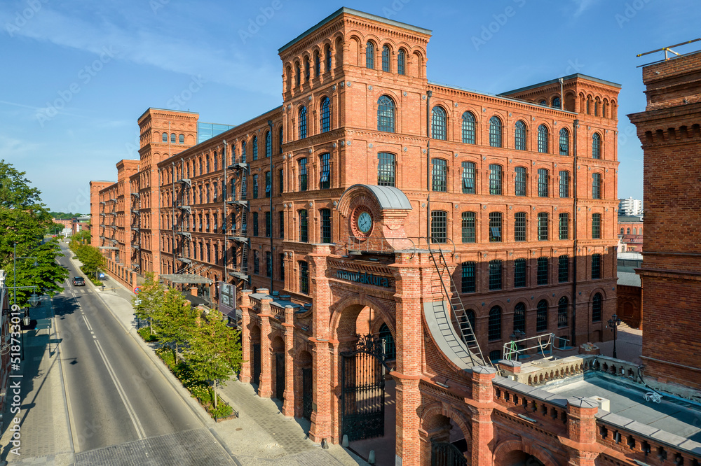 Fototapeta premium Manufaktura in Łódź, City of Łódź, Poland.