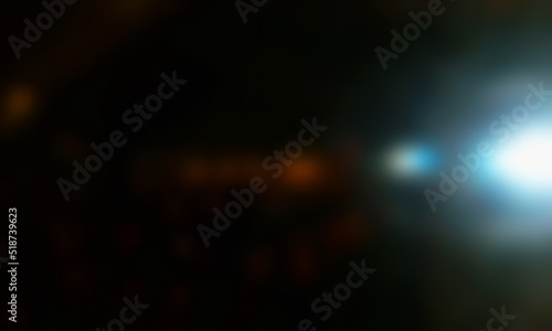 orange defocused lights on a dark background. overlay