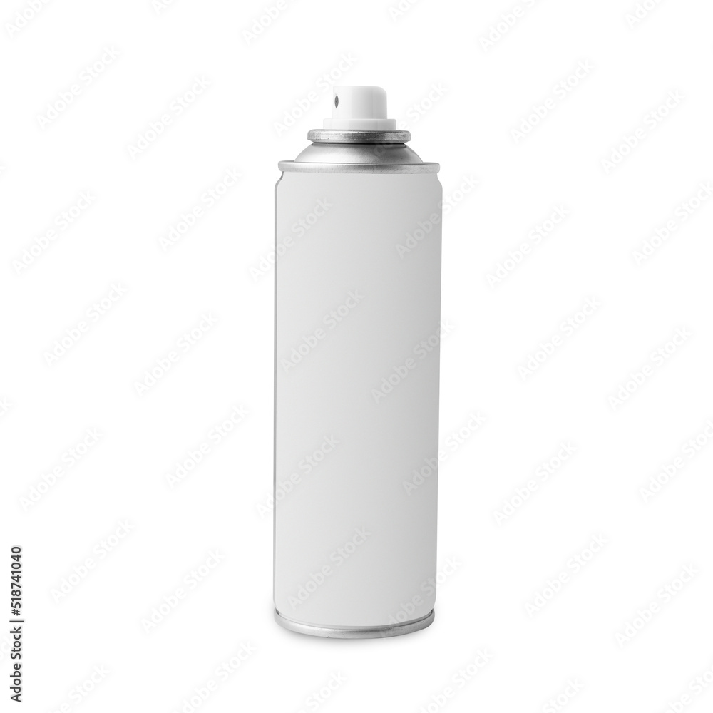 Spray can mockup isolated on white background with clipping path. Spray can mockup isolated on white background with clipping path.