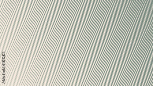 Wavy Ripple Lines Parallel Hatching Halftone Pattern Abstract Vector Smooth Gradient Pale Green Texture Isolated On Light Background. Half Tone Art Graphic Oblique Etching Strokes Aesthetic Wallpaper