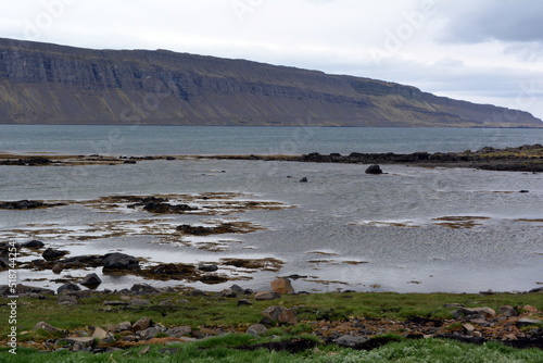 West fjords view in Iceland photo