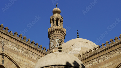 Cairo-Egypt Sep 01, 2020: Sultan El-Nassir Mohammed ibn Qalawun Mosque photo