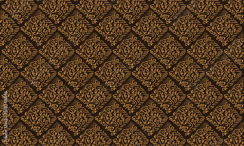 Beauty Batik Pattern Vector Background