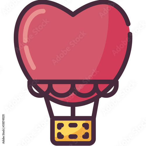 hot air balloon icon