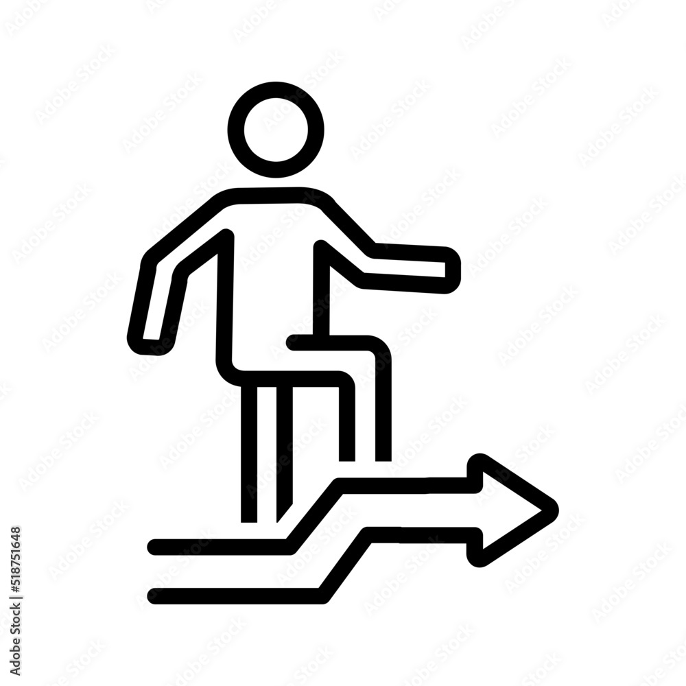 Black icon for Step by step Black icon for Step by step