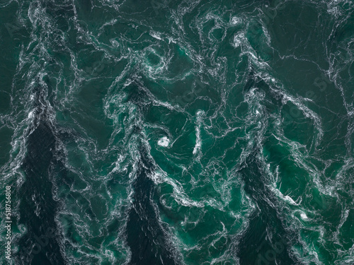 Dangerous Water Currents Seen from a Bird's Eye View photo