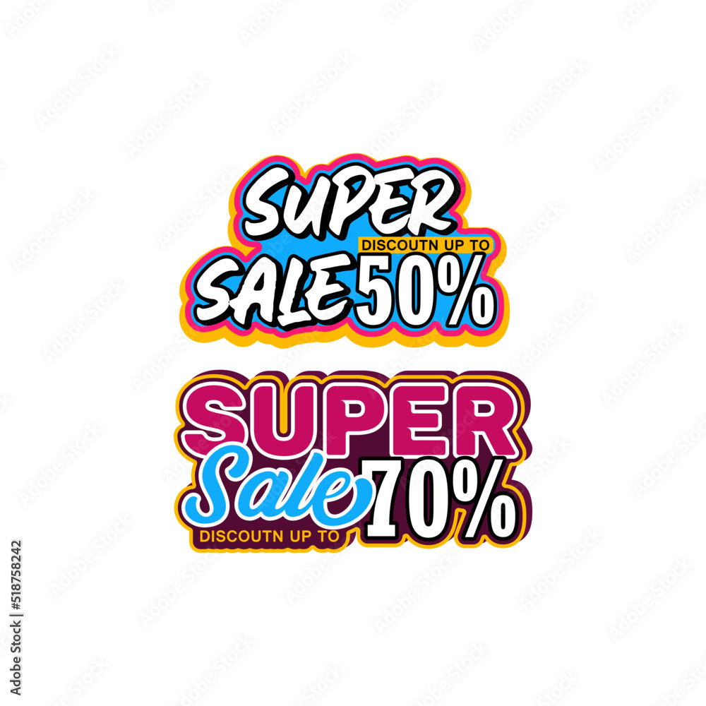 simple fun label super sale up promotions vector design simple fun label super sale up promotions vector design