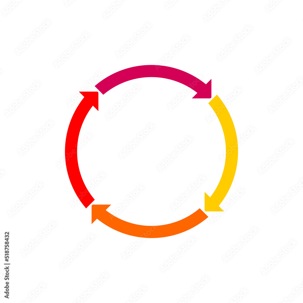 Recycling icon. Circular arrows. Refresh and reload arrow icon Recycling icon. Circular arrows. Refresh and reload arrow icon