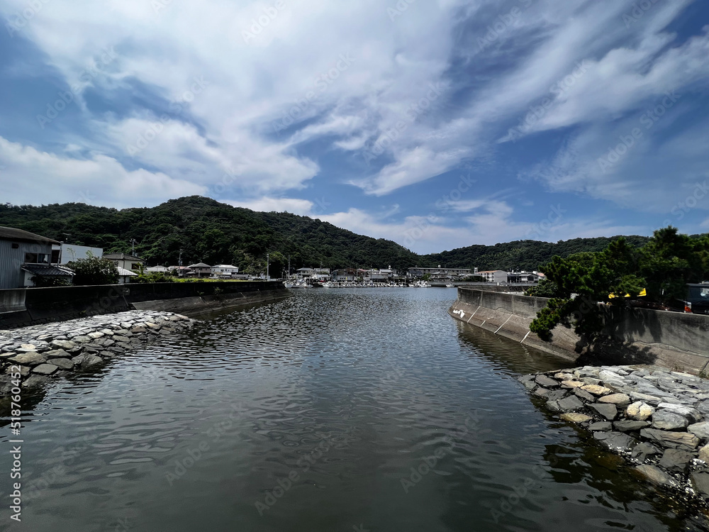 Obraz premium 和歌山県 水軒川