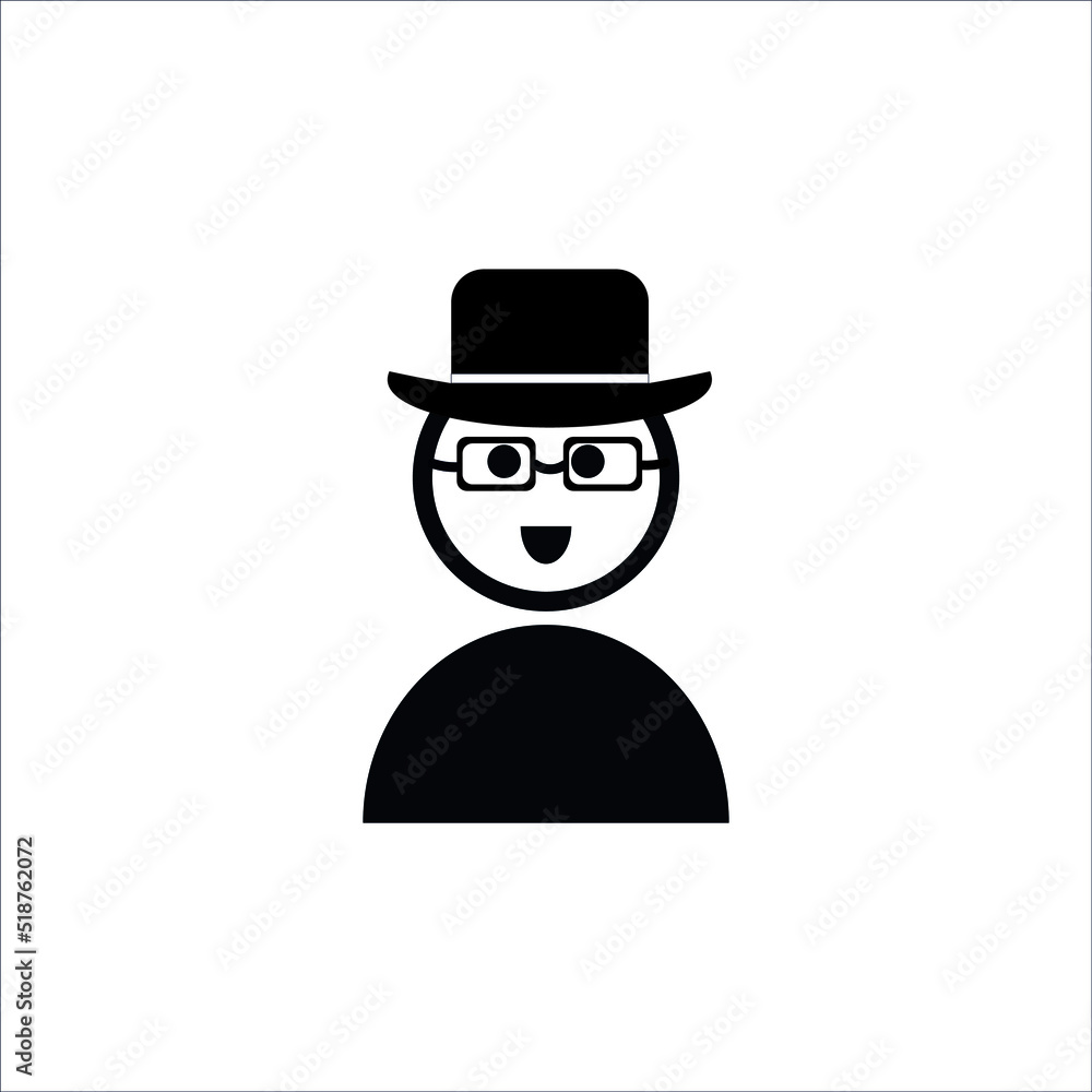 User icon ,young and old people illustration User icon ,young and old people illustration