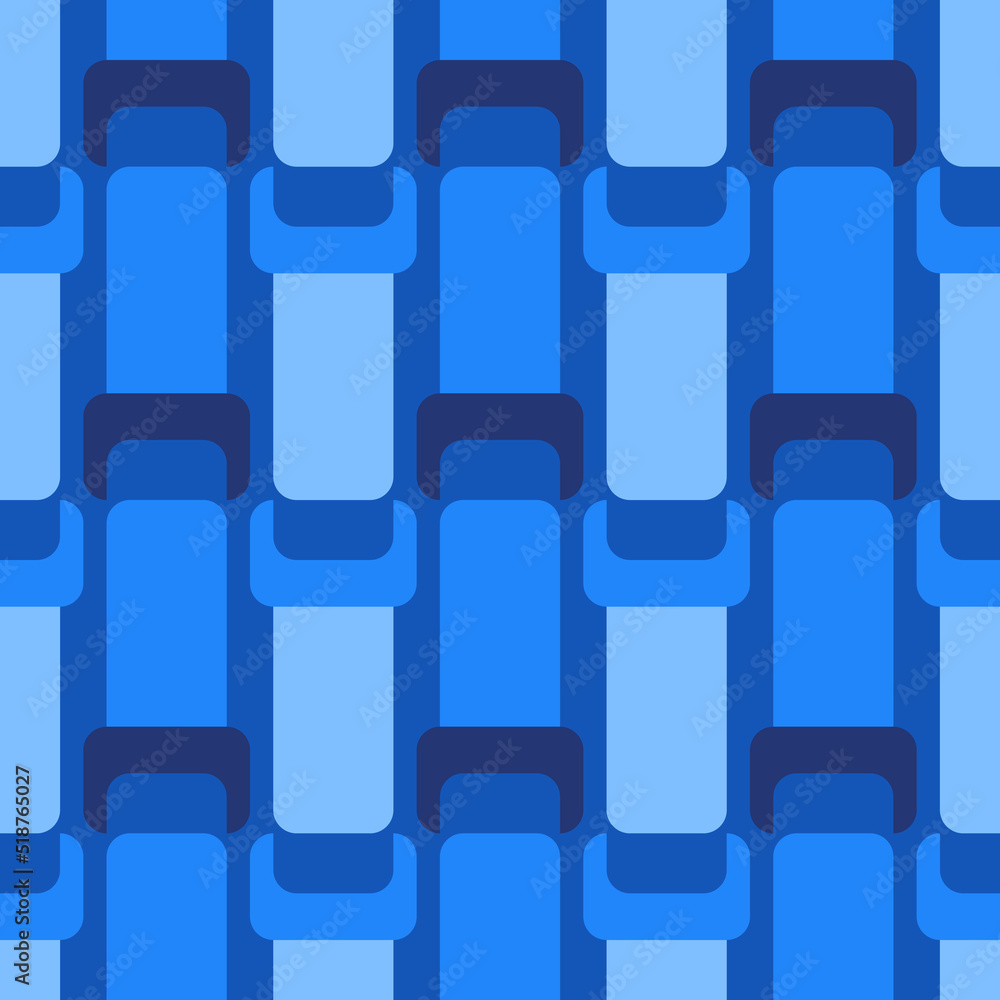 Fototapeta premium Simple abstract seamless pattern for decorating any surfaces and things.