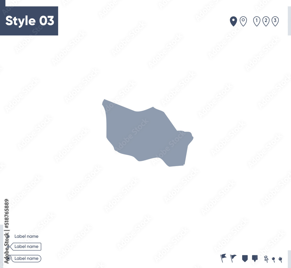 Ulaanbaatar, Mongolia - map isolated on white background. Outline map. Vector map. Shape map. Ulaanbaatar, Mongolia - map isolated on white background. Outline map. Vector map. Shape map.