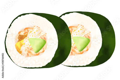 海苔巻き　海苔巻き寿司