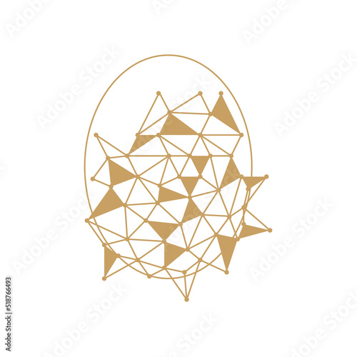 icon  LineArt　Simple Line　アイコン、線画、円、幾何学模様　