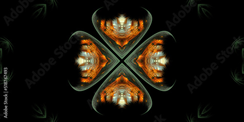 Grafik Element Fraktal Hintergrund für Druck und Internet