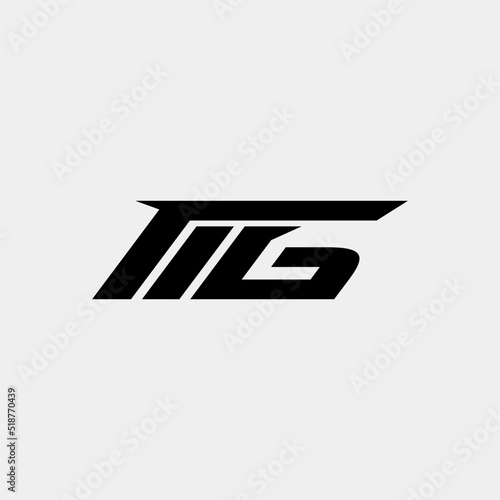 logo MG letter company name