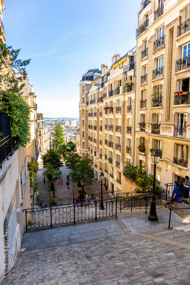 Naklejka premium Erkundung der schönen Hauptstadt Frankreichs - Paris - Île-de-France - Frankreich