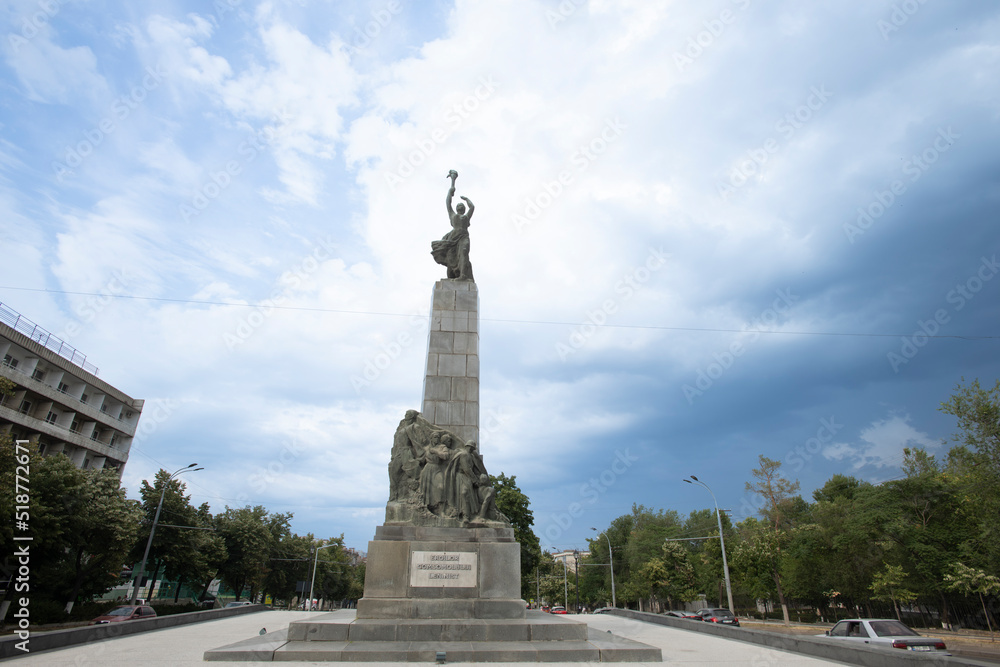 Monument to the young heroes-patriots, chisinau, moldova