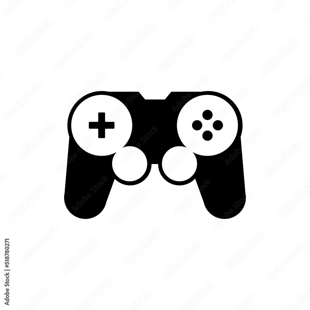 Play Icon, Game Icon Sign Vector Isolated on White Artboard Play Icon, Game Icon Sign Vector Isolated on White Artboard