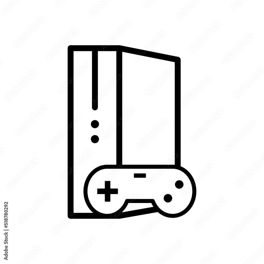 Play Icon, Game Icon Sign Vector Isolated on White Artboard