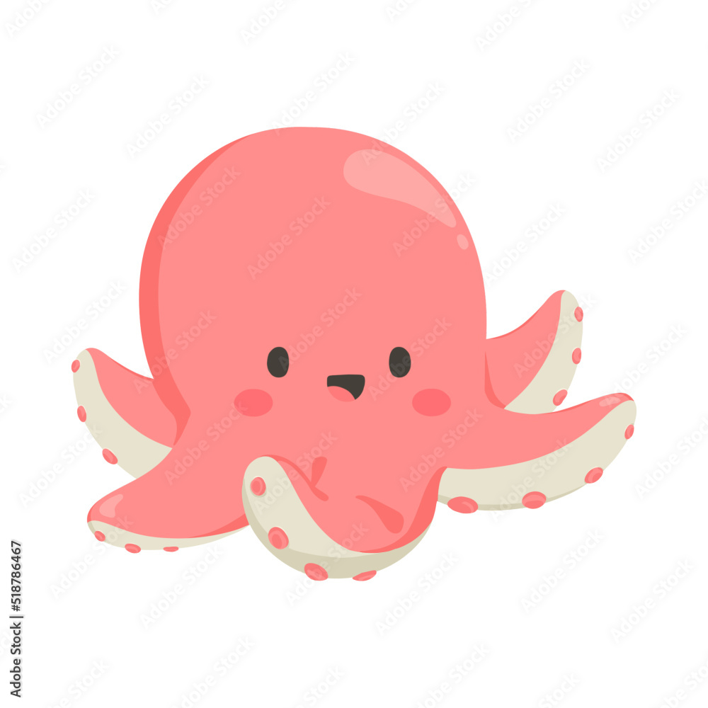 Fototapeta premium Octopus Design Very Cool