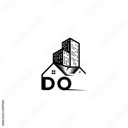 DO realtor concept initial logo with high quality design