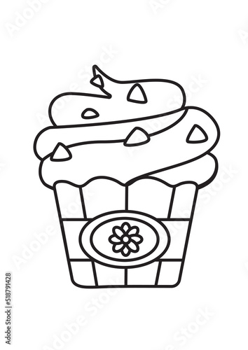 Coloring Pages Food Educational Preschool Activity 
