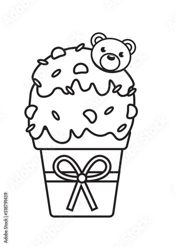 Coloring Pages Food Educational Preschool Activity 