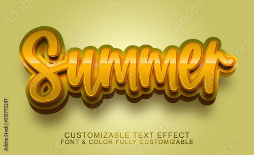 Fully customizable 3d text effect.