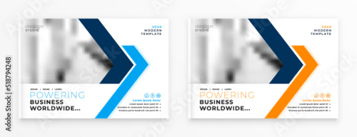 corporate business flyer brochure cover page template
