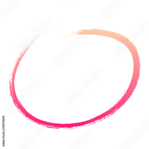 gradient scribble circle stroke 