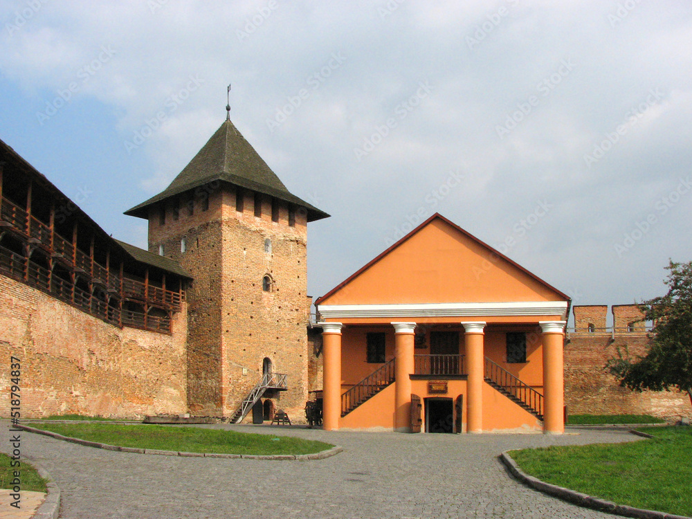 Lutsk Castle (Lubart Castle) in Lutsk, Ukraine	
