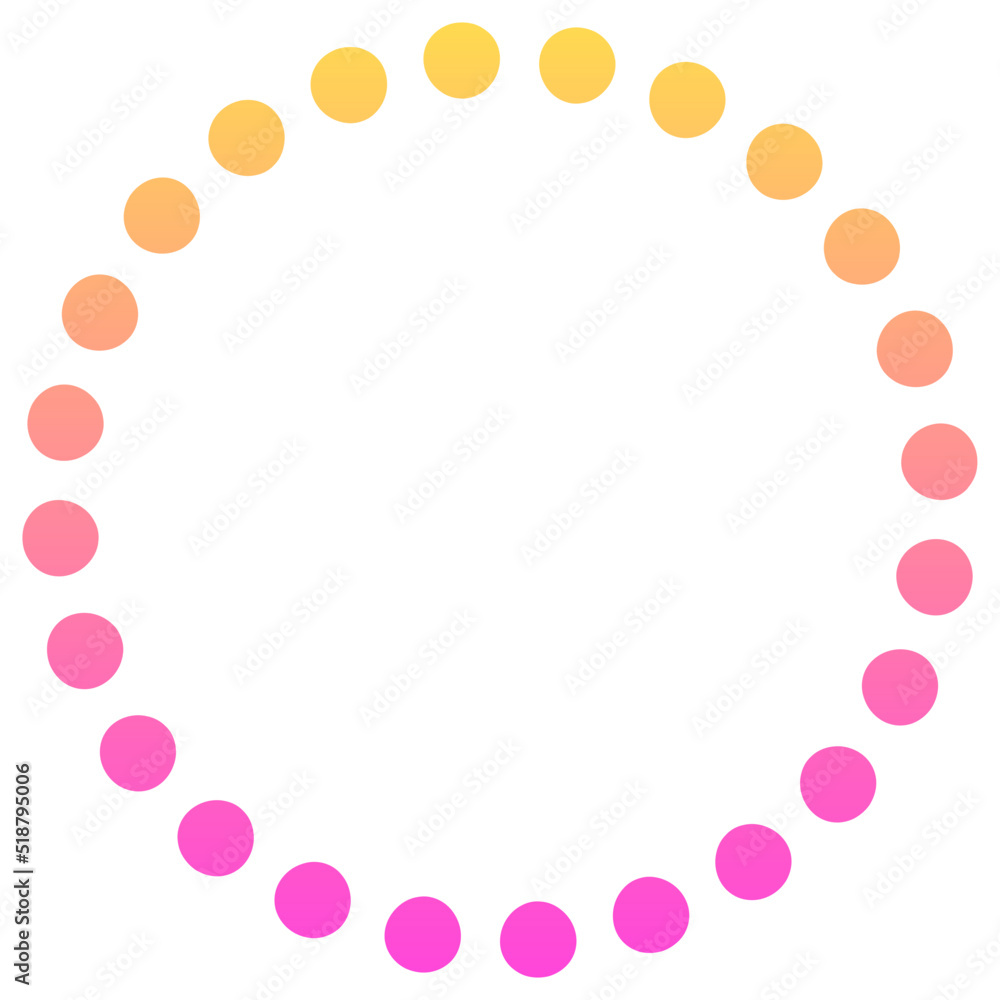 gradient dotted circle shape
gradient dotted circle shape