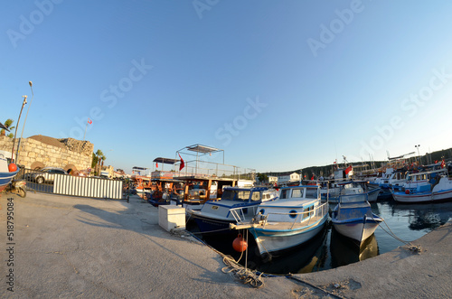 Boote im Hafen von Sigacik