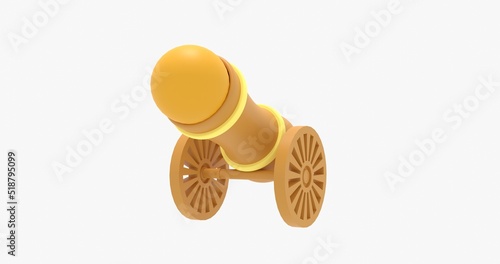 Wallpaper Mural 3D Render Cannon Perspective View Torontodigital.ca